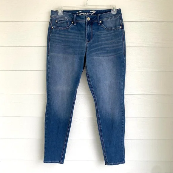 💙Seven7 Jean Leggings ~ Women’s Size 12 - Picture 4 of 12